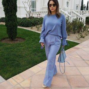 Zara light blue Trousers